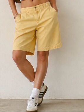 Polo Ralph Lauren Yellow Chino Shorts Women’s Size 14 Classic Preppy Summer